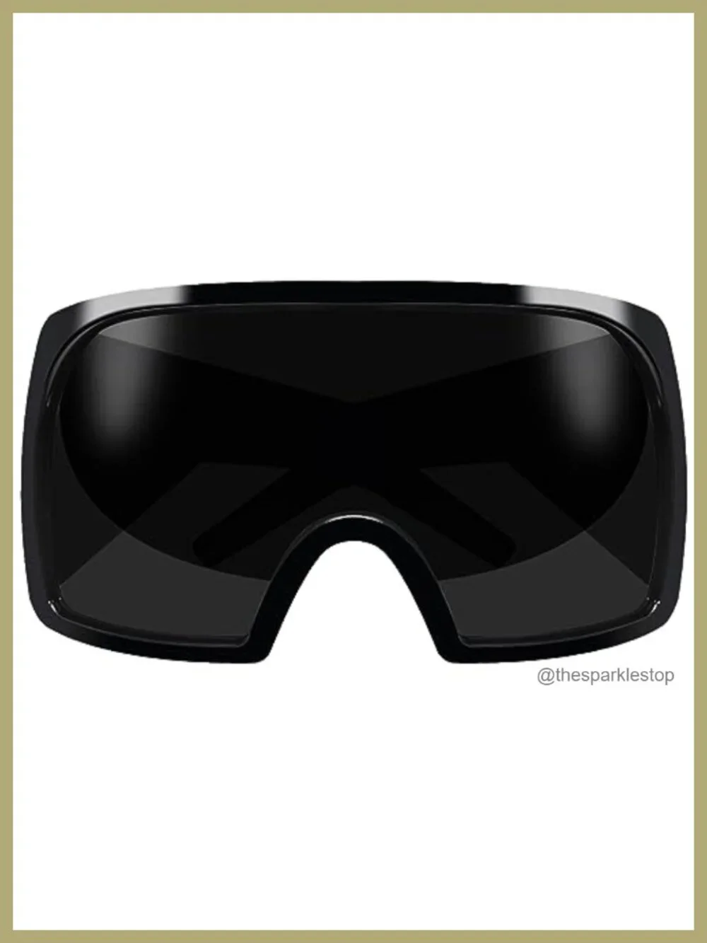 Oversized Wrap Around Sunglasses UV Protection Cyberpunk Shield Shades